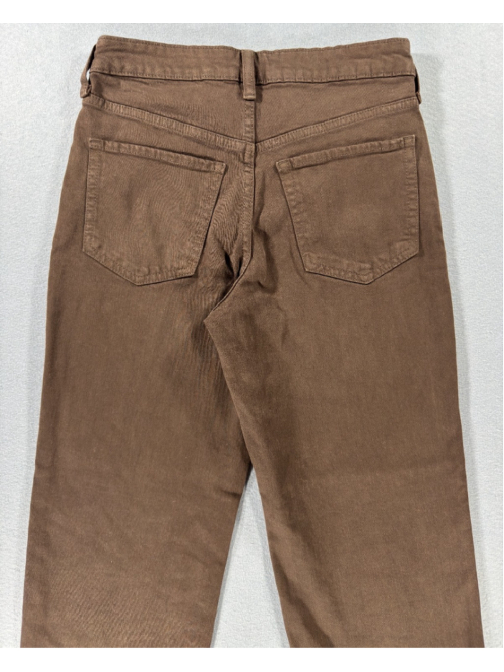 Old Navy Womens 4 High Rise OG Loose Jeans Brown Earthen Cotton Stretch NWOT - Picture 10 of 16